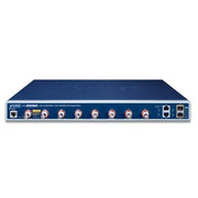 SWITCH POC ADMINISTRABLE / PLANET LRP-822CS / 2 PUERTOS RJ45 10/100/1000 MBPS + 2 FIBRA OPTICA SFP 100/1000 MBPS / 8 CANALES BNC HEMBRA / 440W DE CONSUMO / RECINTO DE METAL-Switches-PLANET-Bsai Seguridad & Controles