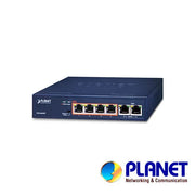 SWITCH NO ADMINISTRABLE PLANET FSD-604HP / 6 PUERTOS RJ45 FAST ETHERNET 10/100 MBPS / 4 PUERTOS CON POE 802.3AF/AT (PUERTOS 1 – 4) / 30W POR PUERTO / DIP SWITCH (DISTANCIA DE 100 Y 250 METROS) / 63 WATTS DE CONSUMO / RECINTO DE METAL.-Switches PoE-PLANET-Bsai Seguridad & Controles
