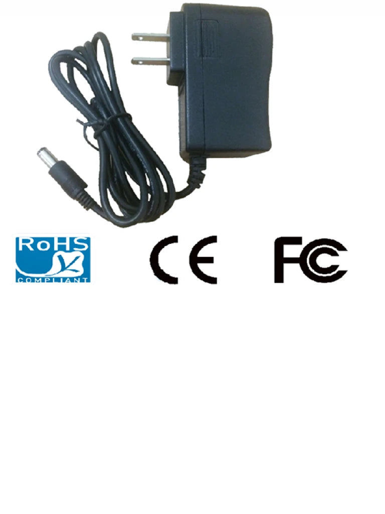SAXXON PSU12005E - FUENTE DE PODER REGULADA 12V A 0.5 A MP / CONECTOR MACHO / RECOMENDABLE PARA CAMARAS CCTV CON CONSUMO MAXIMO DE 6 WATTS-Fuentes de Poder y Adaptadores-SAXXON-Bsai Seguridad & Controles