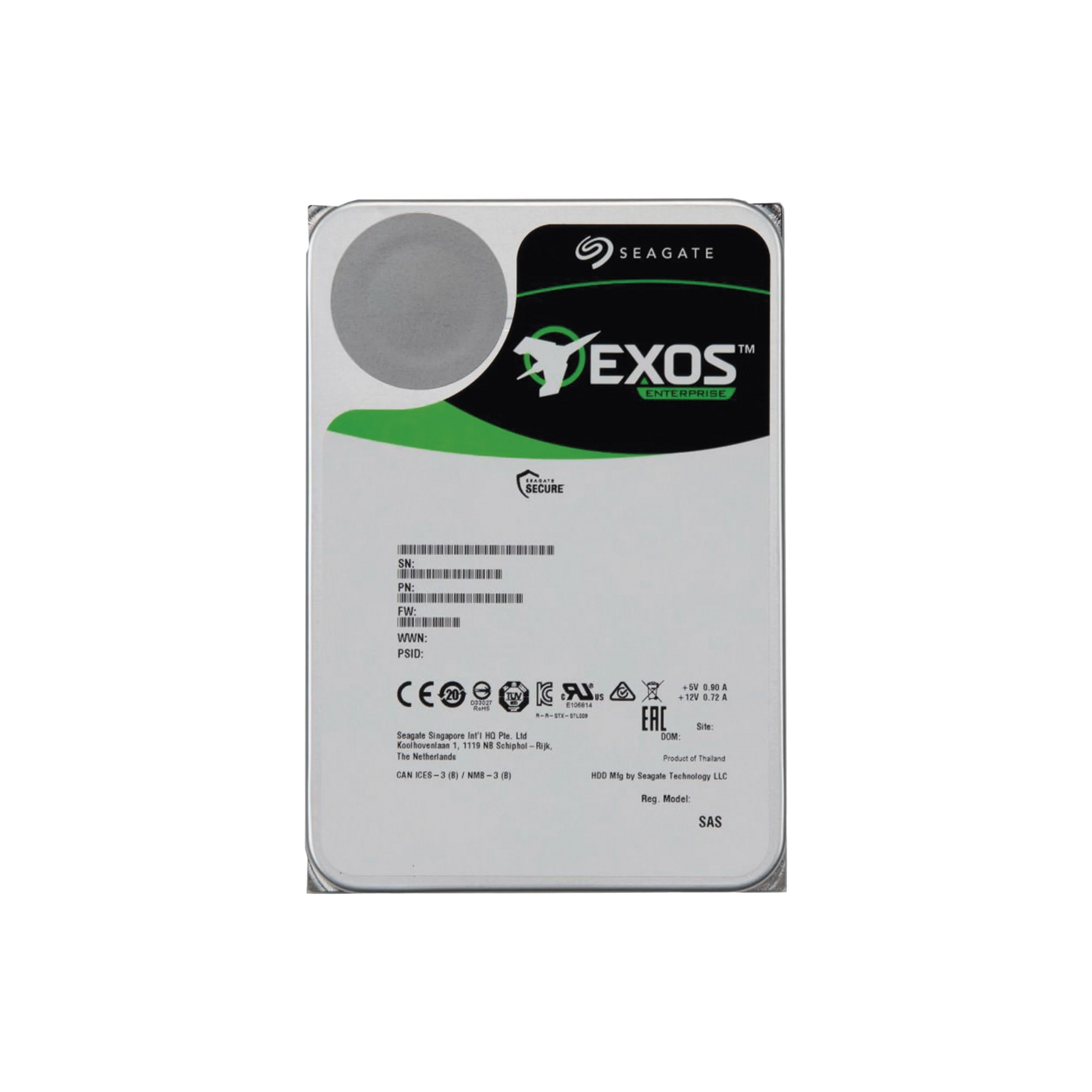 DISCO DURO 3.5" 16 TB EXOS / 7200 RPM / SATA / ALTO RENDIMIENTO / RECOMENDADO PARA DSA81024S-Servidores / Almacenamiento / Cómputo-HIKVISION-Bsai Seguridad & Controles