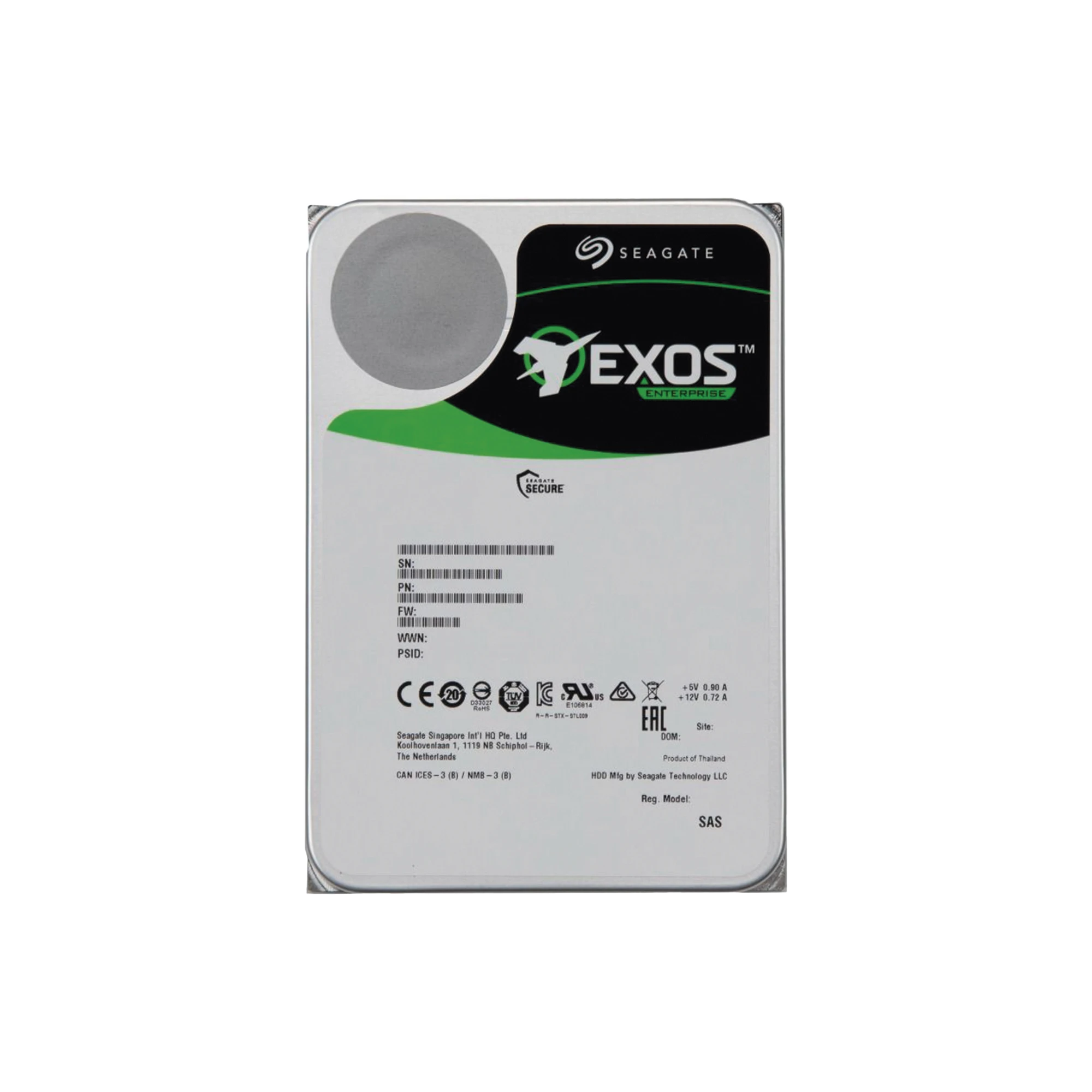 DISCO DURO 3.5" 16 TB EXOS / 7200 RPM / SATA / ALTO RENDIMIENTO / RECOMENDADO PARA DSA81024S-Servidores / Almacenamiento / Cómputo-HIKVISION-Bsai Seguridad & Controles