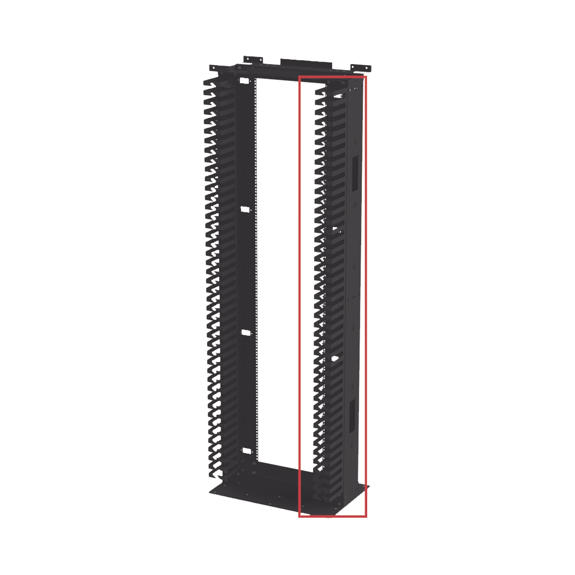 REFACCIÓN. ORGANIZADOR VERTICAL (1 PZA) LPRL45PRO.-Racks y Gabinetes-LINKEDPRO BY EPCOM-Bsai Seguridad & Controles