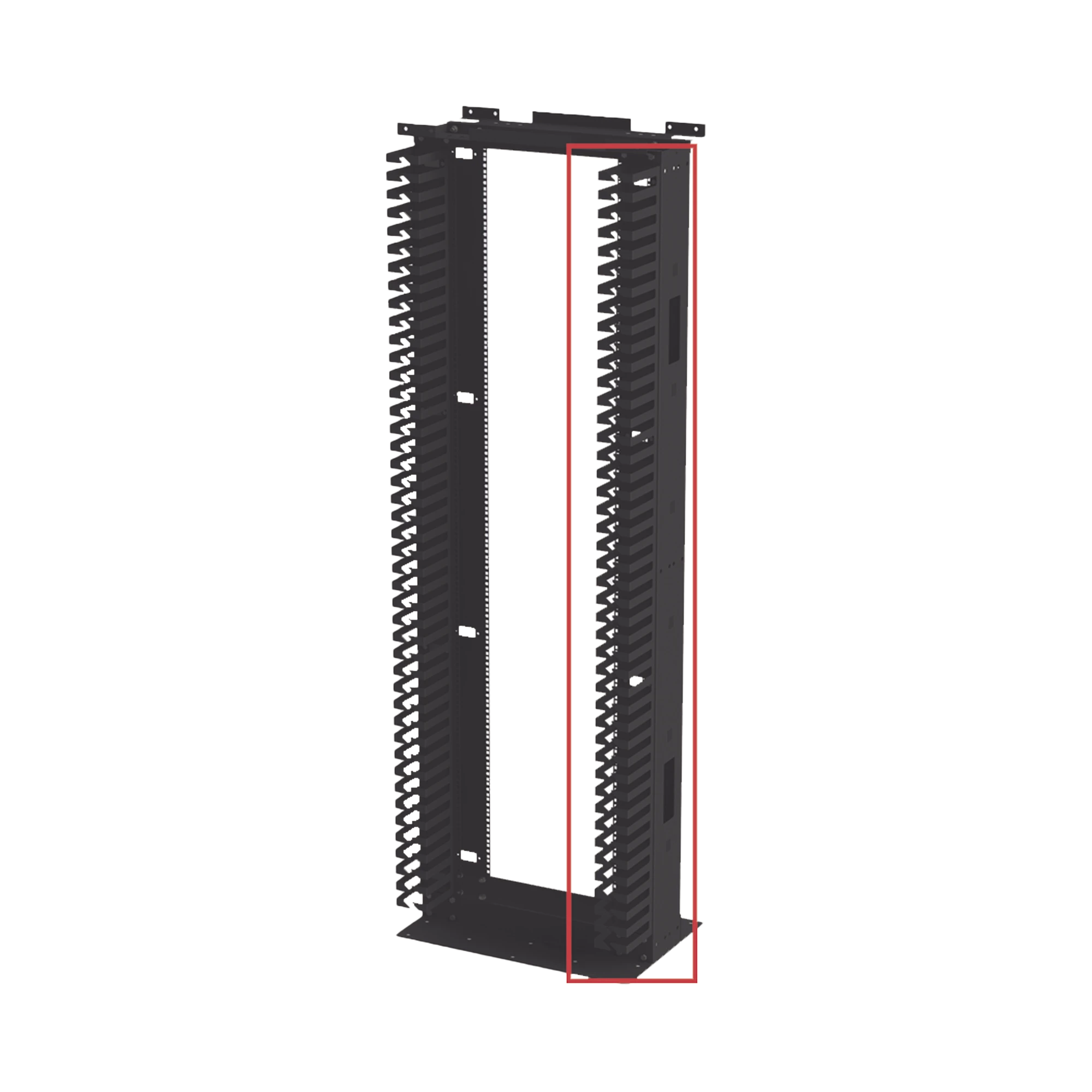 REFACCIÓN. ORGANIZADOR VERTICAL (1 PZA) LPRL45PRO.-Racks y Gabinetes-LINKEDPRO BY EPCOM-Bsai Seguridad & Controles
