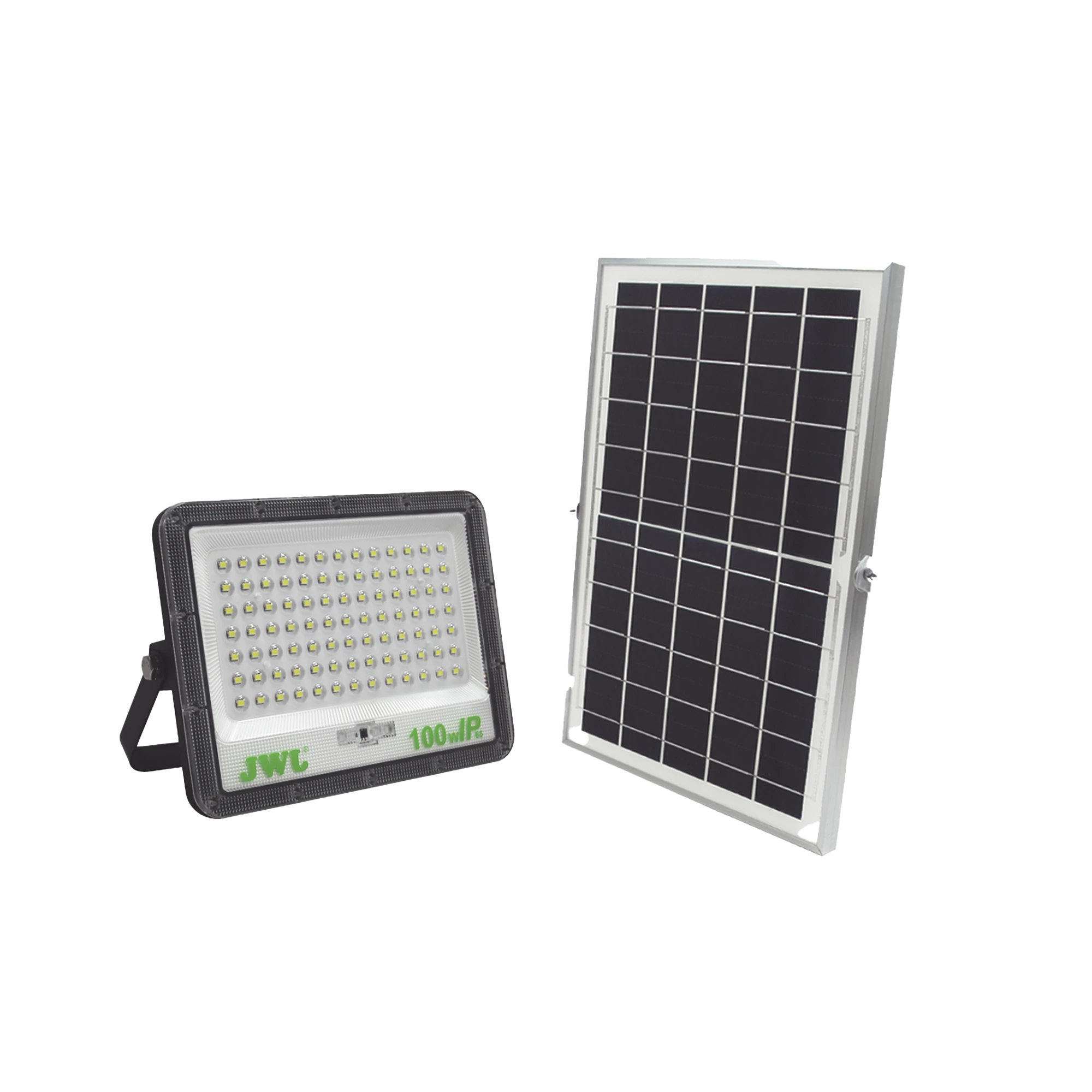 REFLECTOR CON PANEL SOLAR 300 W / BATERÍA 3.2 V CD / T.C.C. 6 500 K / IP66.-Iluminación-JWJ-Bsai Seguridad & Controles