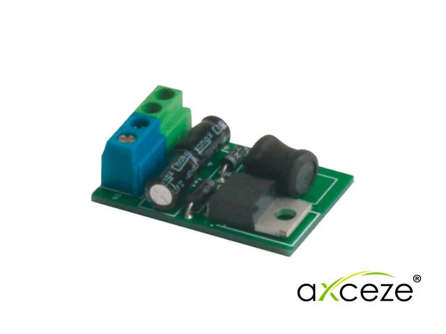 REGULADOR DE VOLTAJE AX-RELAY8 VOLTAJE DE ENTRADA EN RANGO DE 12-28VCD VOLTAJE DE SALIDA 12VCD HASTA 1A-Acceso-AXCEZE-Bsai Seguridad & Controles
