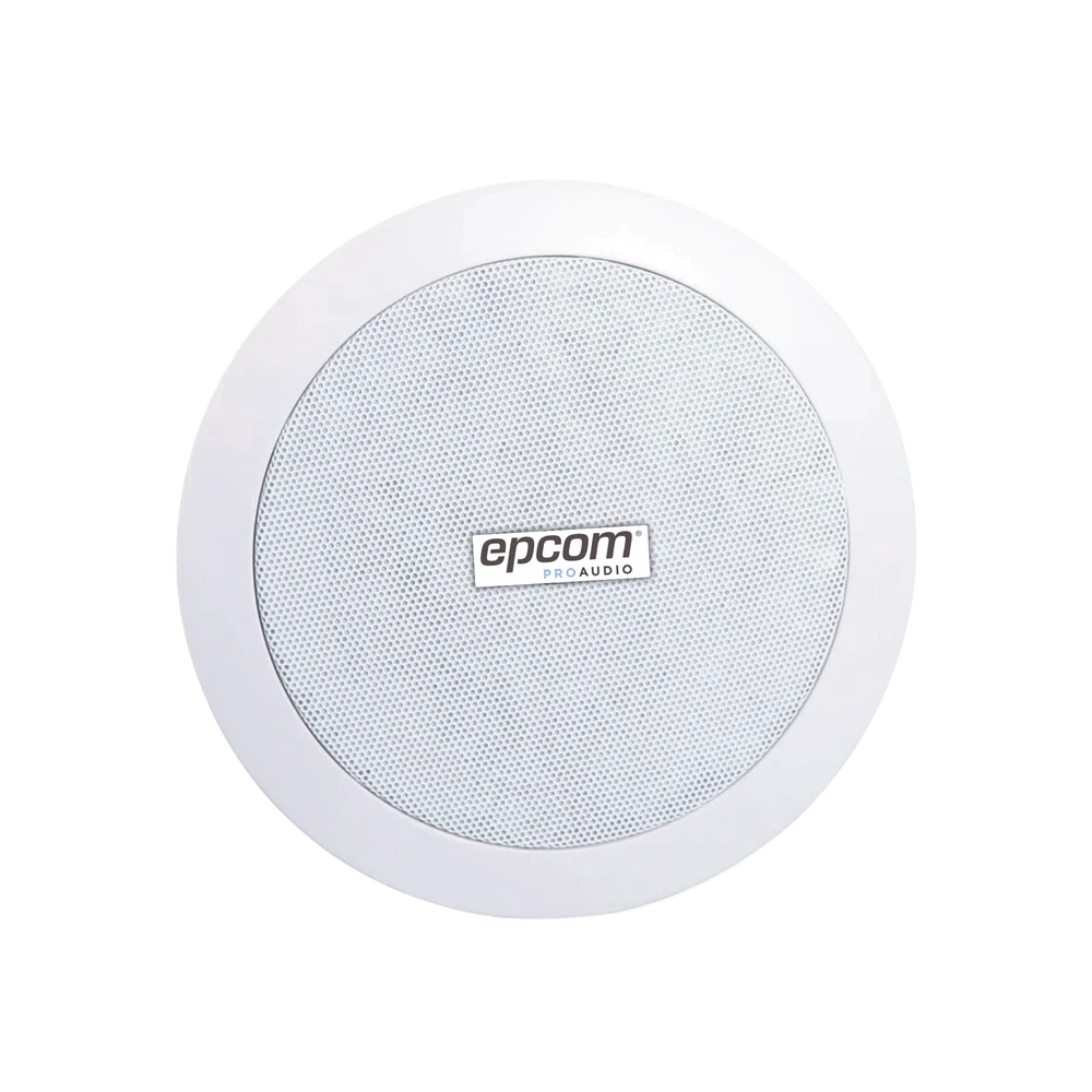 ALTAVOZ COAXIAL 5"+1.5" PARA MONTAJE EN TECHO / 3.75-7.5-15-30W@100V+8OHM / MATERIAL ABS / REJILLA METÁLICA-Megafonia y Audioevacuacion-EPCOM PROAUDIO-Bsai Seguridad & Controles