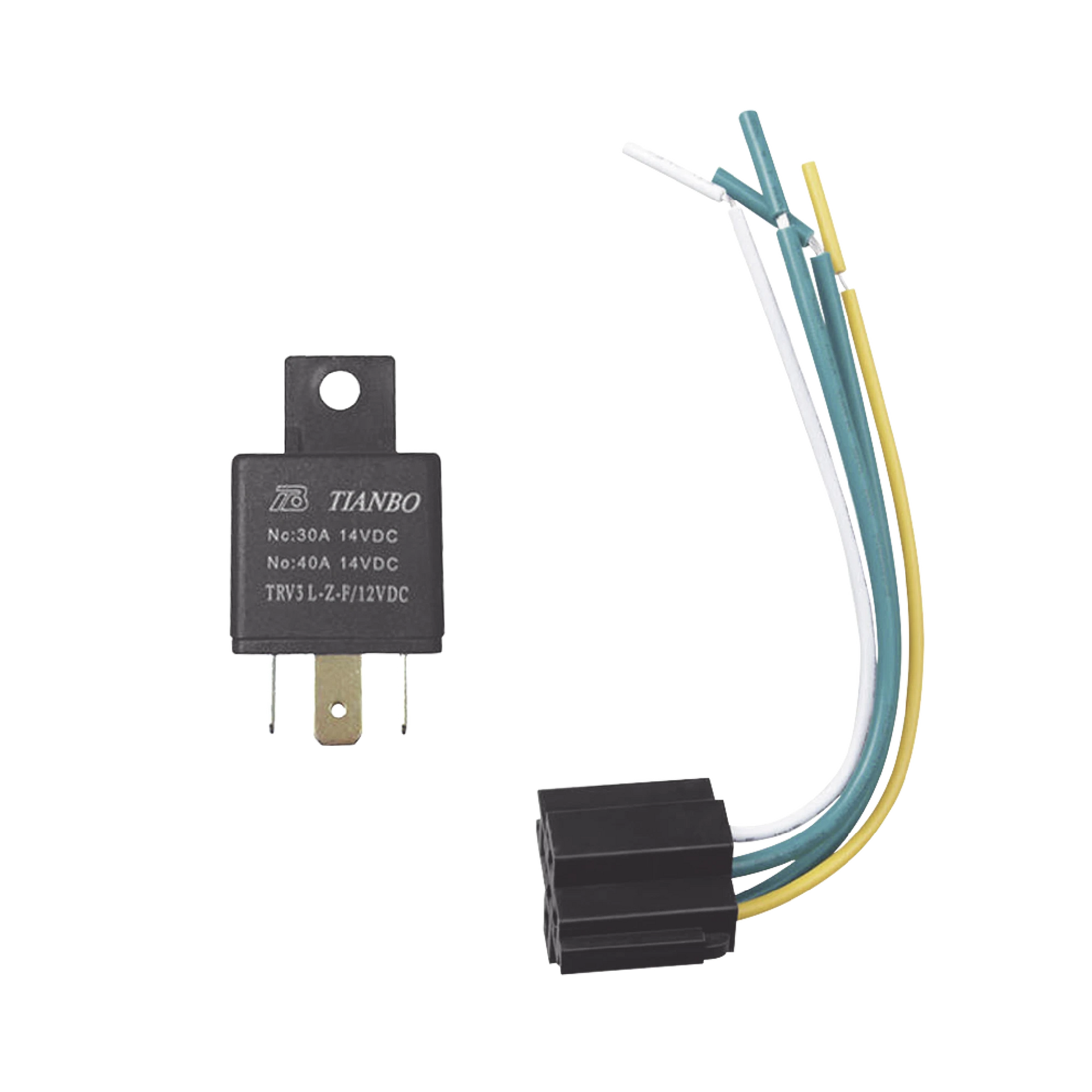 RELEVADOR DE 5 PINES AUTOMOTRIZ DE 12 VOLTS-IoT, GPS y Telemática-JIMIIOT-Bsai Seguridad & Controles