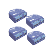 KIT DE 4 / RELEVADOR INALÁMBRICO INTELIGENTE 16A, 110-230 V, COMPATIBLE CON ASISTENTE DE VOZ ALEXA, GOOGLE HOME-Iluminación-SHELLY-Bsai Seguridad & Controles