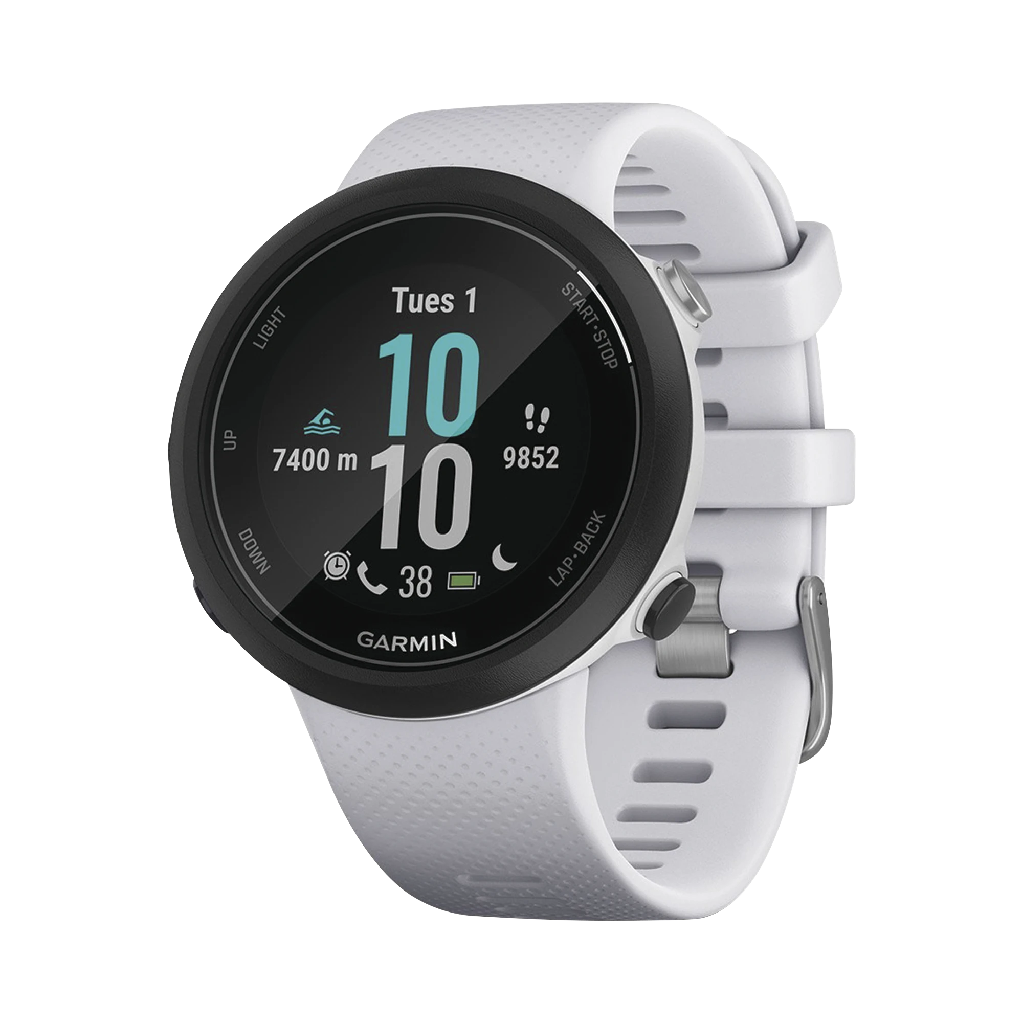 RELOJ GARMIN SWIM 2 COLOR BLANCO, IDEAL PARA USO EN DEPORTES O ACTIVIDADES DE NATACIÓN.-Accesorios para KENWOOD-GARMIN-Bsai Seguridad & Controles