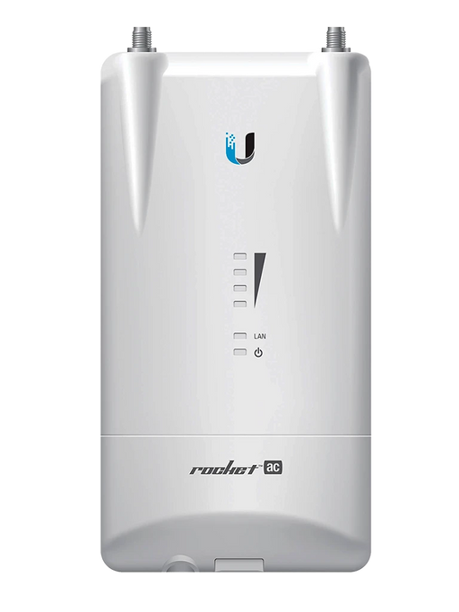 UBIQUITI ROCKET R5ACLITE - RADIO CONECTORIZADO AIRMAX AC 5GHZ / EXTERIOR / MIMO / 2 CONECTORES RP-SMA / 27 DBM / RENDIMIENTO HASTA 500 MBPS-Banda 5.8 GHz-UBIQUITI-UBI016008-Bsai Seguridad & Controles