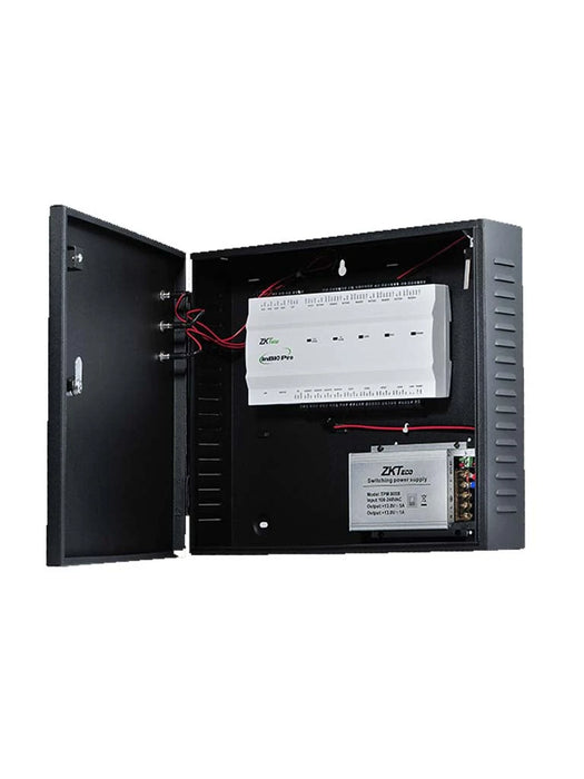 ZKTECO INBIO460PROBOX - PANEL DE CONTROL DE ACCESO PEATONAL O VEHICULAR DE 4 PUERTAS / HASTA 8 LECTORAS FR1XXX / COMPATIBLE CON BIOSECURITY MODULO DE ACCESO / GABINETE Y FUENTE INCLUIDO / GREEN LABEL / REQUIERE LICENCIA-Paneles de Control-ZKTECO-ZTA065014-Bsai Seguridad & Controles