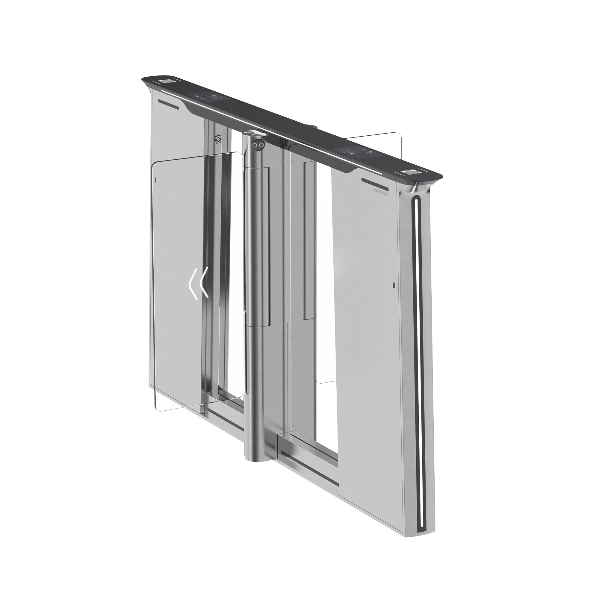 TORNIQUETE CON RECONOCIMIENTO FACIAL Y LECTOR QR EMBEBIDOS / CENTRAL / 100 MIL USUARIOS / CARRIL DE 90 CMS / REQUIERE TORNIQUETE IZQUIERDO Y DERECHO-Torniquetes y Puertas de Cortesía-HIKVISION-Bsai Seguridad & Controles