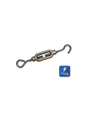 YONUSA TEN532Z - TENSOR PARA LINEAS DE CERCAS ELECTRICAS YONUSA, HECHOS DE ALEACION DE ZINC, ALTA RESISTENCIA A LA CORROSION, ARMELLAS Y GACHO DE ALAMBRE PULIDO CALIBRE 10/ RESITENCIA DE 70 KG.-Accesorios - Cercas Eléctricas-YONUSA-Bsai Seguridad & Controles