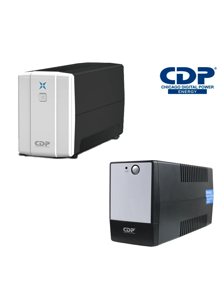 CDP RUPR1008 - UPS / 1000 VA / 500W / 4 CONTACTOS CON RESPALDO / 4 CONTACTOS CON SUPRESION DE PICOS / RESPALDO 30 MIN-Reguladores y UPS-CHICAGO DIGITAL POWER-Bsai Seguridad & Controles