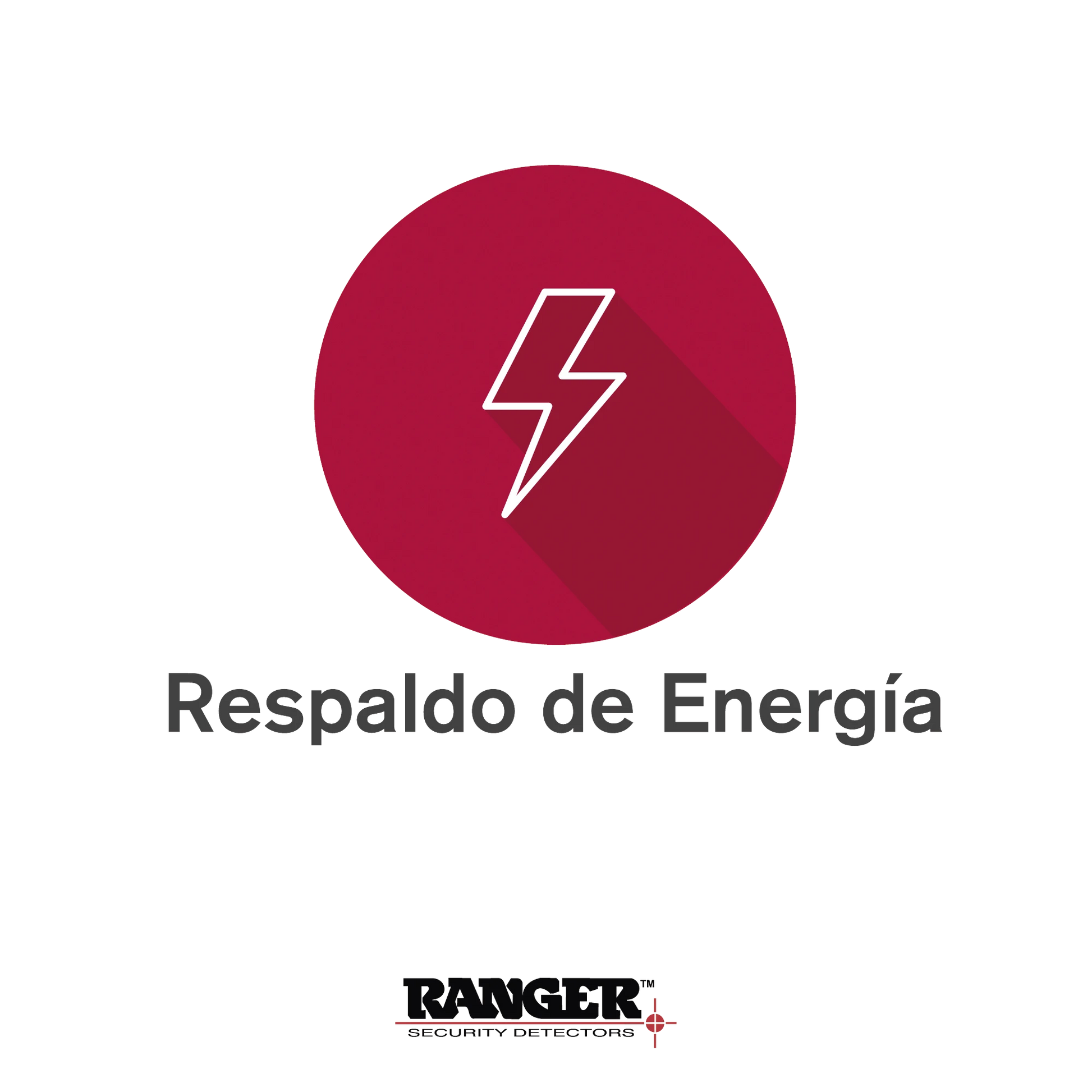 RESPALDO DE ENERGÍA CON BATERÍA INCLUIDA (HASTA 8 HORAS).-Detectores de Metales-RANGER SECURITY DETECTORS-Bsai Seguridad & Controles