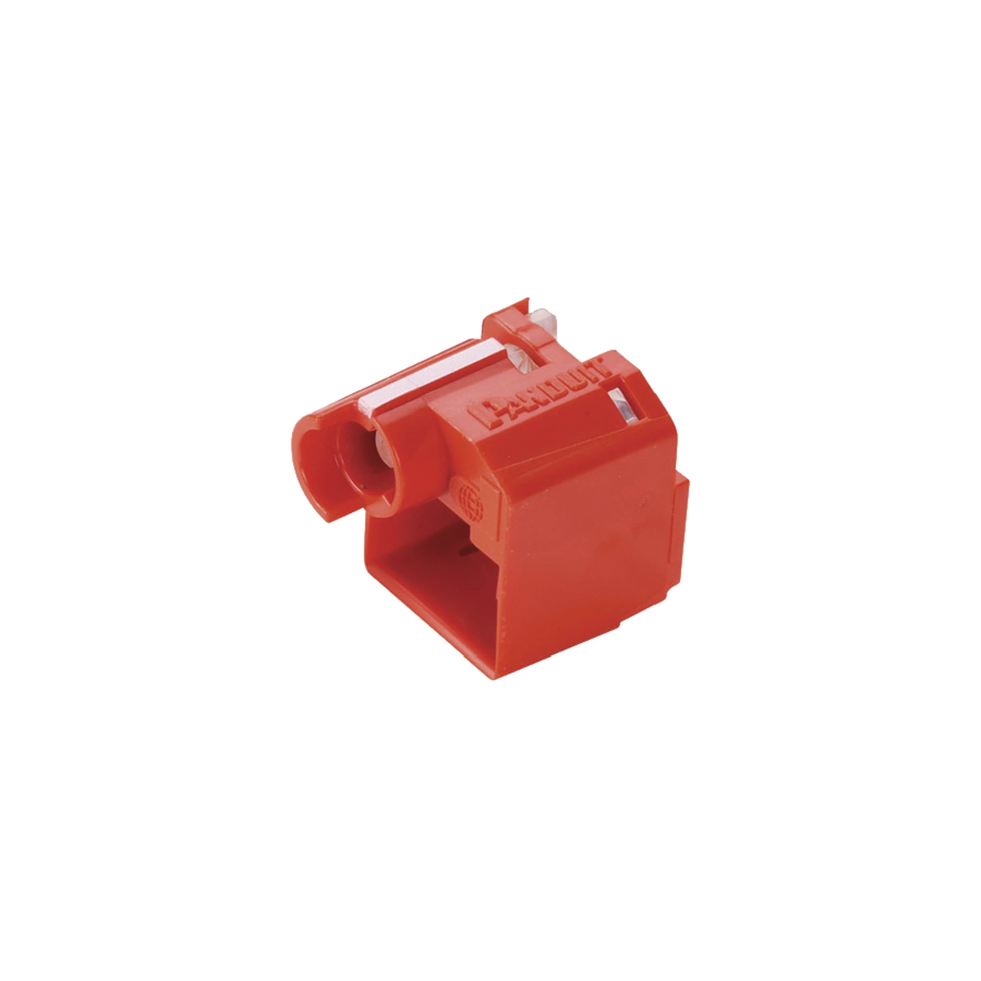KIT DE 10 DISPOSITIVOS PARA IMPEDIR DESCONEXIÓN DE PLUG RJ45, COLOR ROJO, INCLUYE HERRAMIENTA PARA INSTALAR/RETIRAR-Herramientas-PANDUIT-Bsai Seguridad & Controles