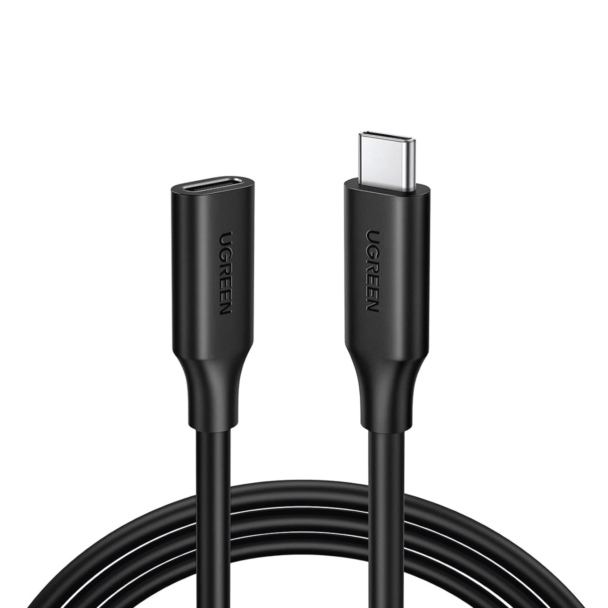 CABLE USB-C MACHO A USB-C HEMBRA / 1METRO / USB-C 3.1 GEN 2 / COMPATIBLE CON THUNDERBOLT 3 / TPE / TRANSFERENCIA DE DATOS 10 GBPS / SOPORTA HASTA 100W PARA CARGA RÁPIDA / REVERSIBLE-PC y Smartphones-UGREEN-Bsai Seguridad & Controles