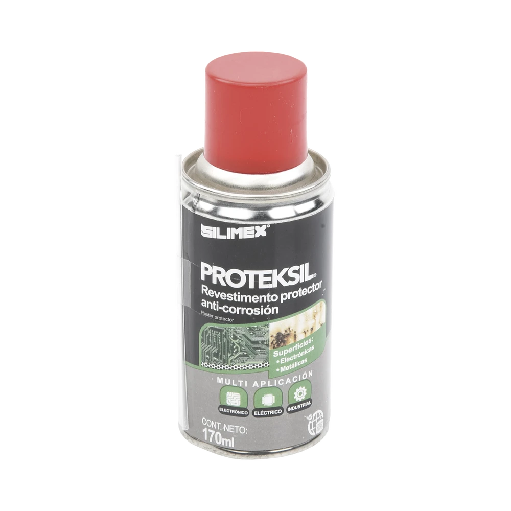 REVESTIMIENTO PROTECTOR ANTI-CORROSIÓN EN AEROSOL, PARA AMBIENTES ALTAMENTE HÚMEDOS, 170 ML.-Cableado-SILIMEX-Bsai Seguridad & Controles