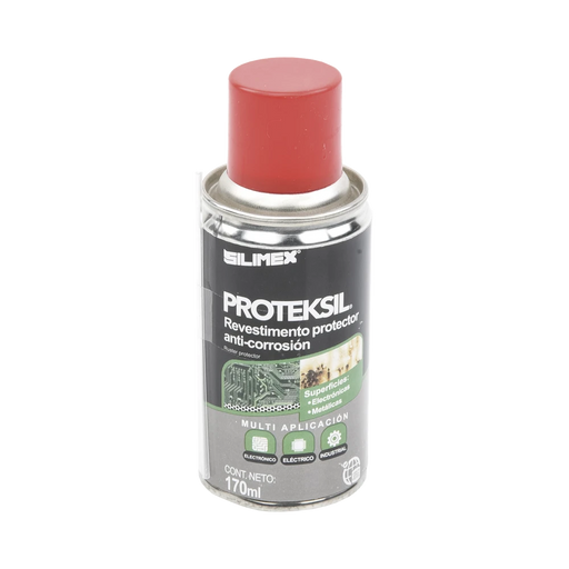 REVESTIMIENTO PROTECTOR ANTI-CORROSIÓN EN AEROSOL, PARA AMBIENTES ALTAMENTE HÚMEDOS, 170 ML.-Cableado-SILIMEX-PROTEKSIL-Bsai Seguridad & Controles