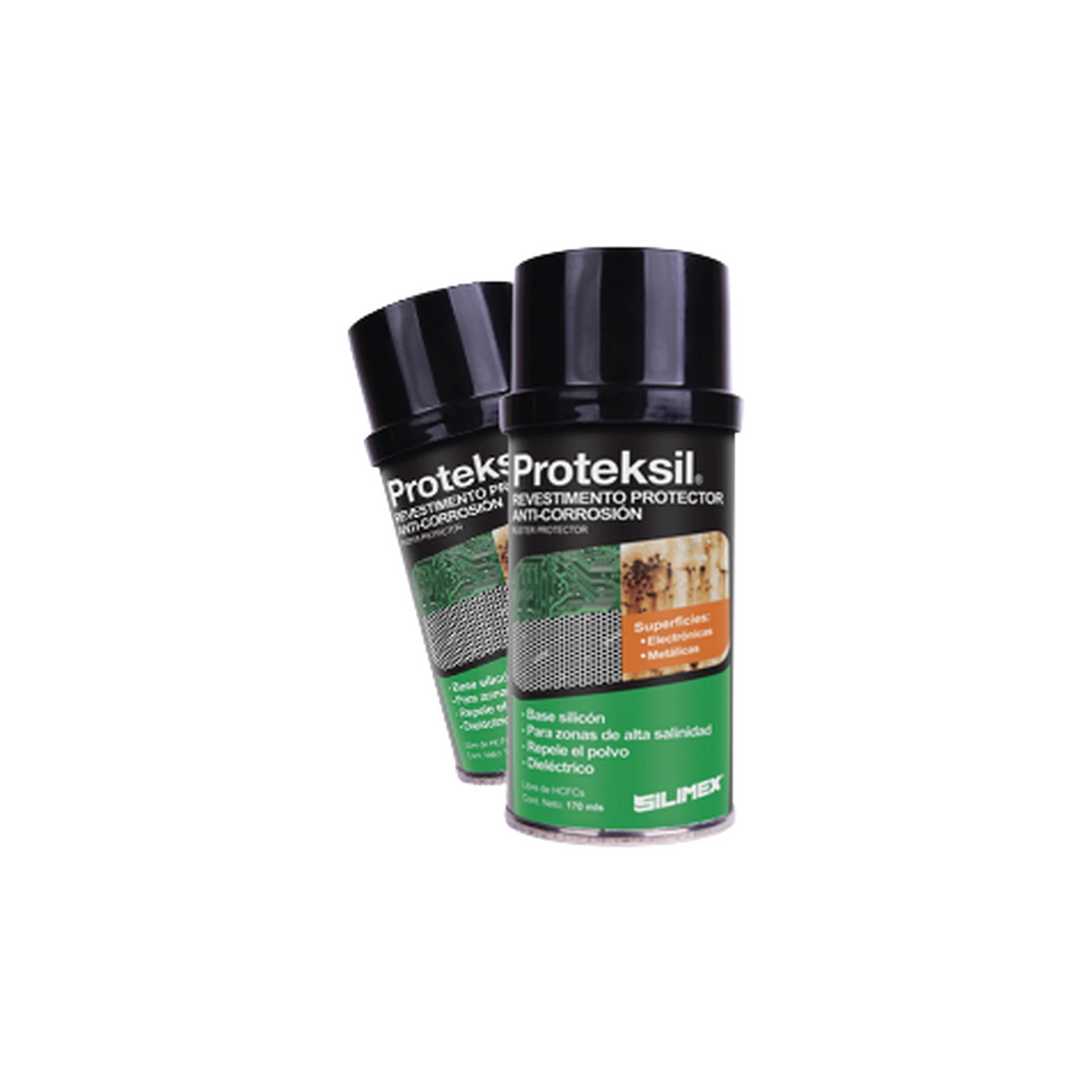 REVESTIMIENTO PROTECTOR ANTI-CORROSIÓN EN AEROSOL, PARA AMBIENTES ALTAMENTE HÚMEDOS, 170 ML.-Cableado-SILIMEX-Bsai Seguridad & Controles