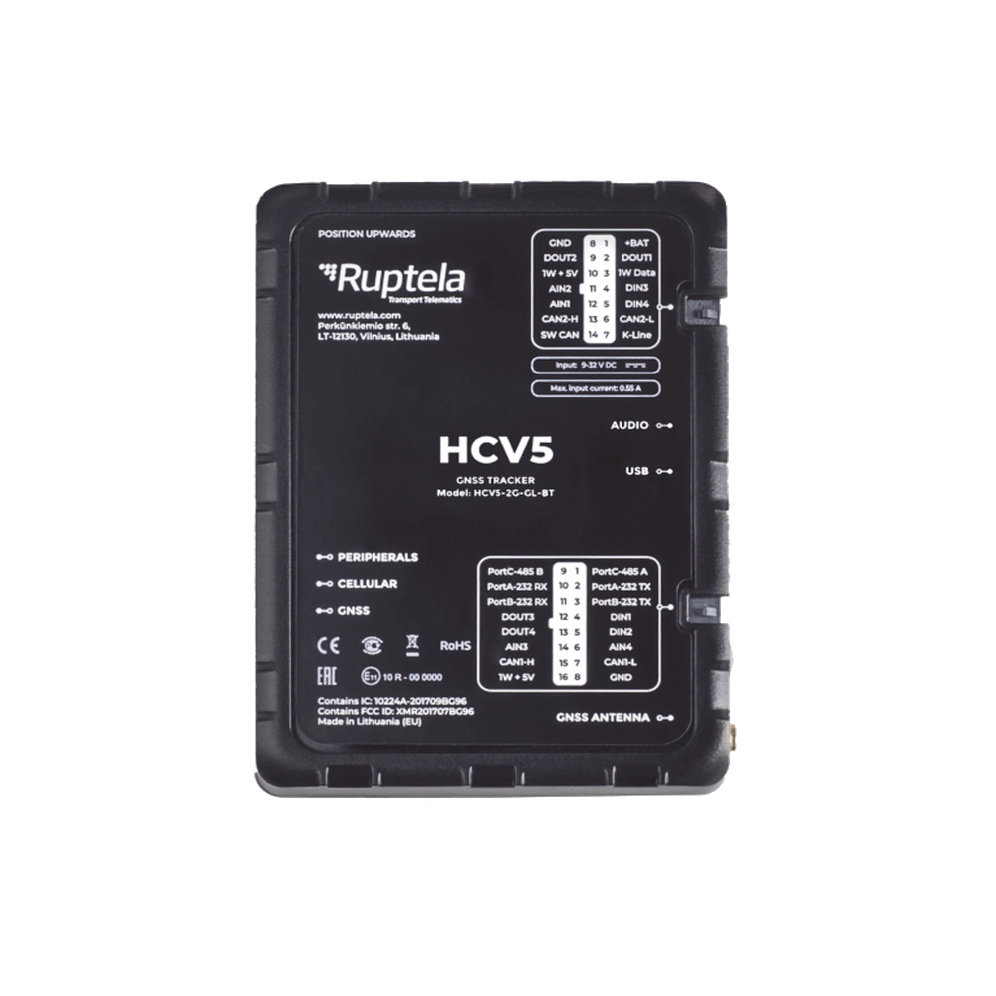 LOCALIZADOR 4G LTE CATM1/ SENSORES BLUETOOTH / VEHICULOS LIGEROS / VEHICULOS PESADOS / LECTURA CAN, OBD Y LCV / RS485 / RS232 / ANÁLOGICO / RFID-Trackers GPS-RUPTELA-Bsai Seguridad & Controles