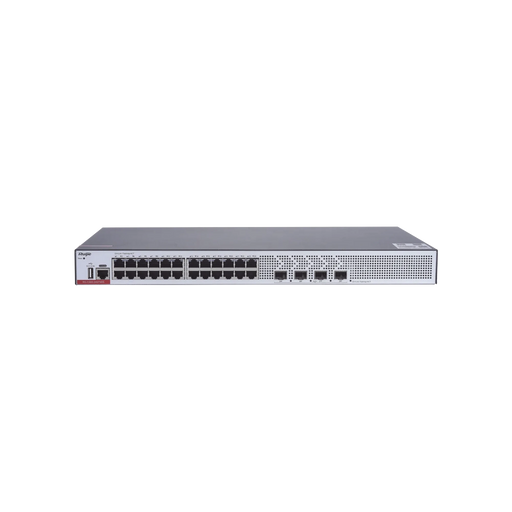 RG-CS83-24GT4XS SWITCH L3 24 PTOS POE+ Y 4 SFP+-Networking-RUIJIE-RG-CS83-24GT4XS-Bsai Seguridad & Controles