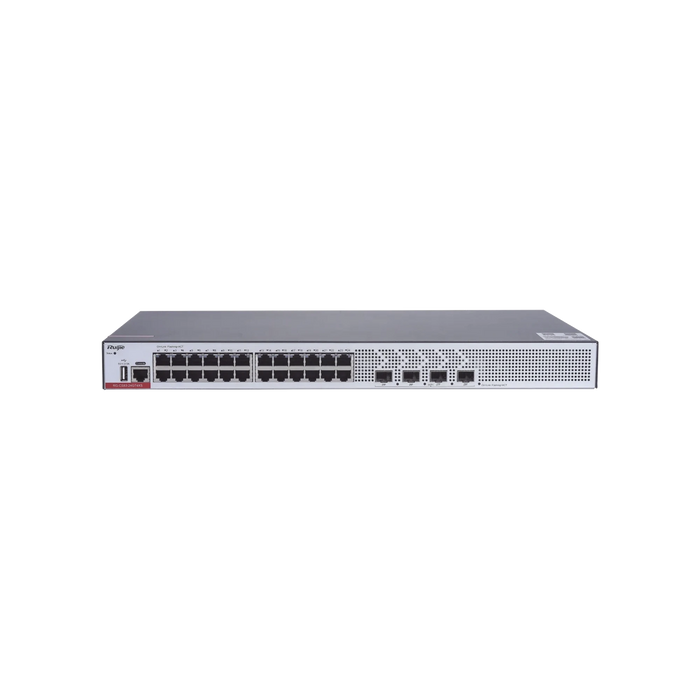 RG-CS83-24GT4XS SWITCH L3 24 PTOS POE+ Y 4 SFP+-Networking-RUIJIE-RG-CS83-24GT4XS-Bsai Seguridad & Controles