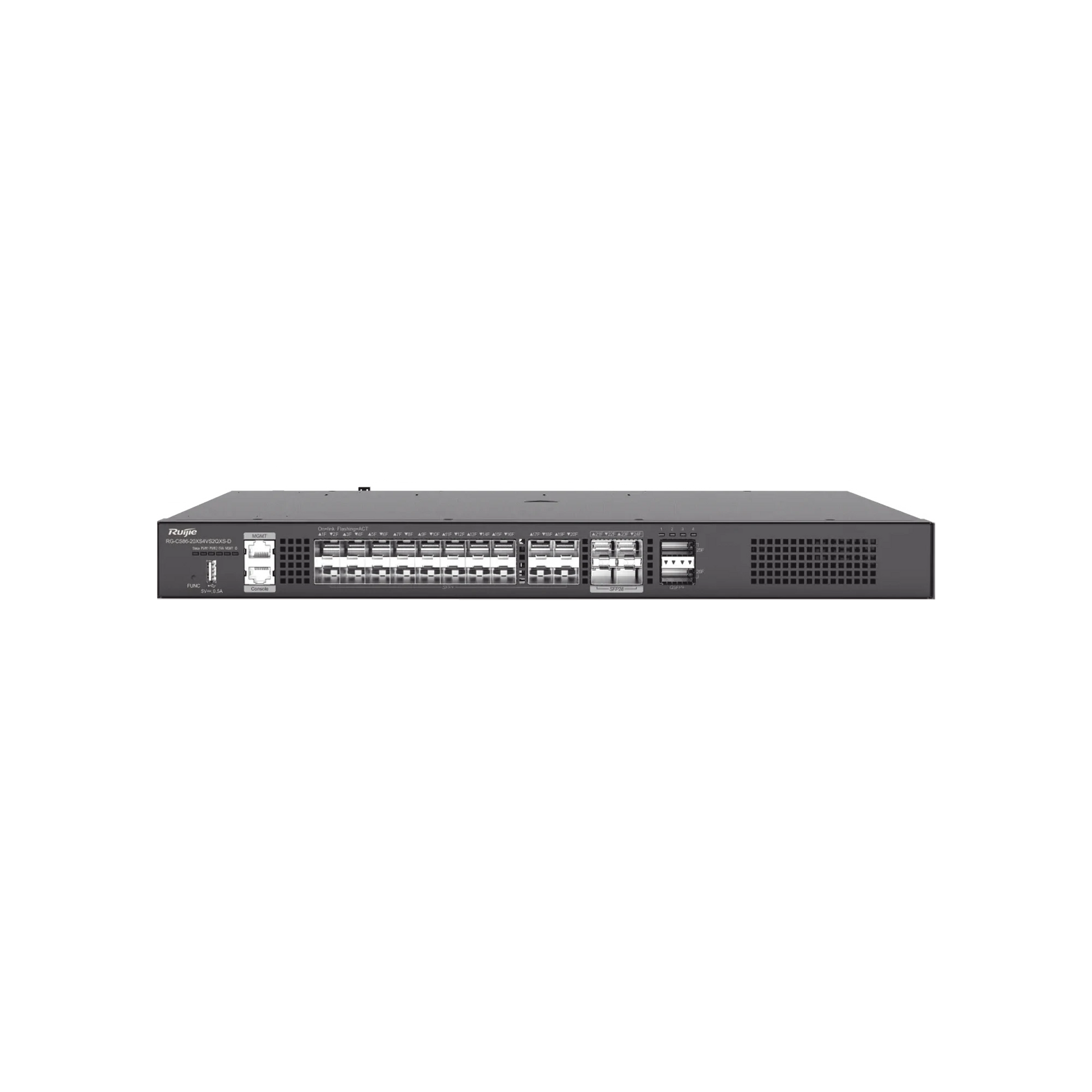 RG-CS86-20XS4VS2QXS-D SWITCH CORE 20 PTOS 10G (4 X 25GE SFP28 PORTS, 10GE COMPATIBLE-Networking-RUIJIE-Bsai Seguridad & Controles