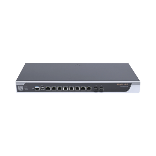 RG-NBR6205-E ROUTER CORE ADMINISTRABLE CLOUD 8 PUERTOS GIGABIT Y 2 PUERTOS SFP HASTA 500 CLIENTES-Networking-RUIJIE-RG-NBR6205-E-Bsai Seguridad & Controles