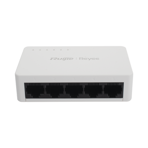 SWITCH NO POE NO ADMINISTRADO, CON 5 PUERTOS 10/100 MBPS-Networking-RUIJIE-RG-ES05F-Bsai Seguridad & Controles