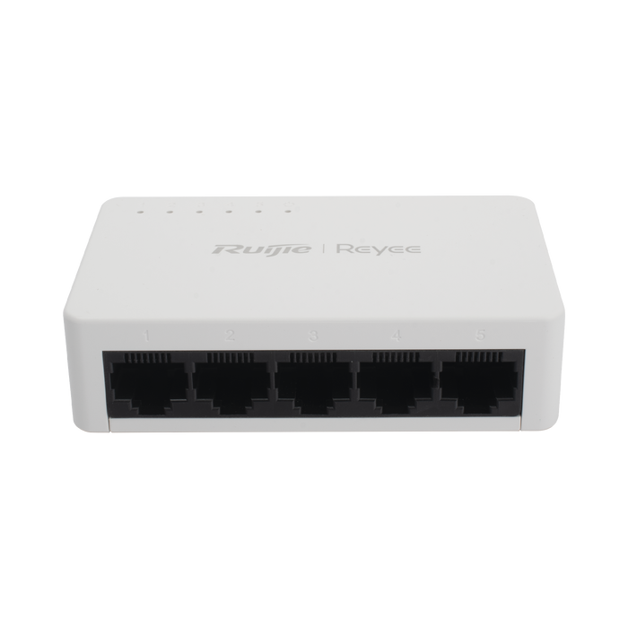 SWITCH NO POE NO ADMINISTRADO, CON 5 PUERTOS 10/100 MBPS-Networking-RUIJIE-RG-ES05F-Bsai Seguridad & Controles