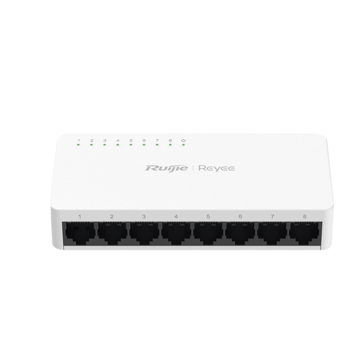 SWITCH NO POE NO ADMINISTRADO, CON 8 PUERTOS GIGABIT-Networking-RUIJIE-RG-ES08G-L-Bsai Seguridad & Controles