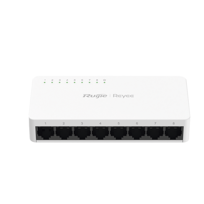 SWITCH NO POE NO ADMINISTRADO, CON 8 PUERTOS GIGABIT-Networking-RUIJIE-RG-ES08G-L-Bsai Seguridad & Controles