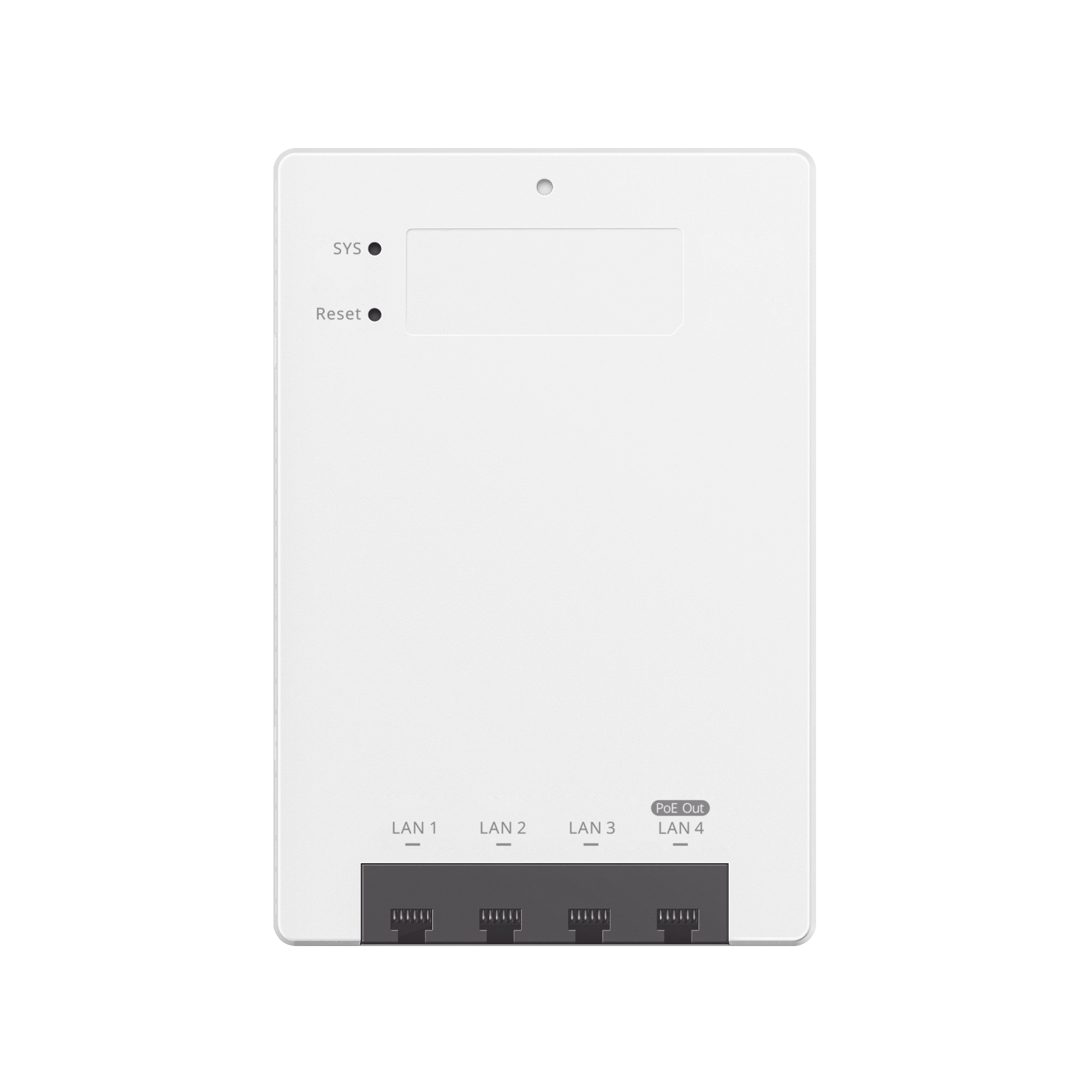 PUNTO DE ACCESO MESH WI-FI 7 PARA INTERIOR EN PARED, HASTA 512 USUARIOS IDEAL PARA HOTELERÍA U OFICINA.