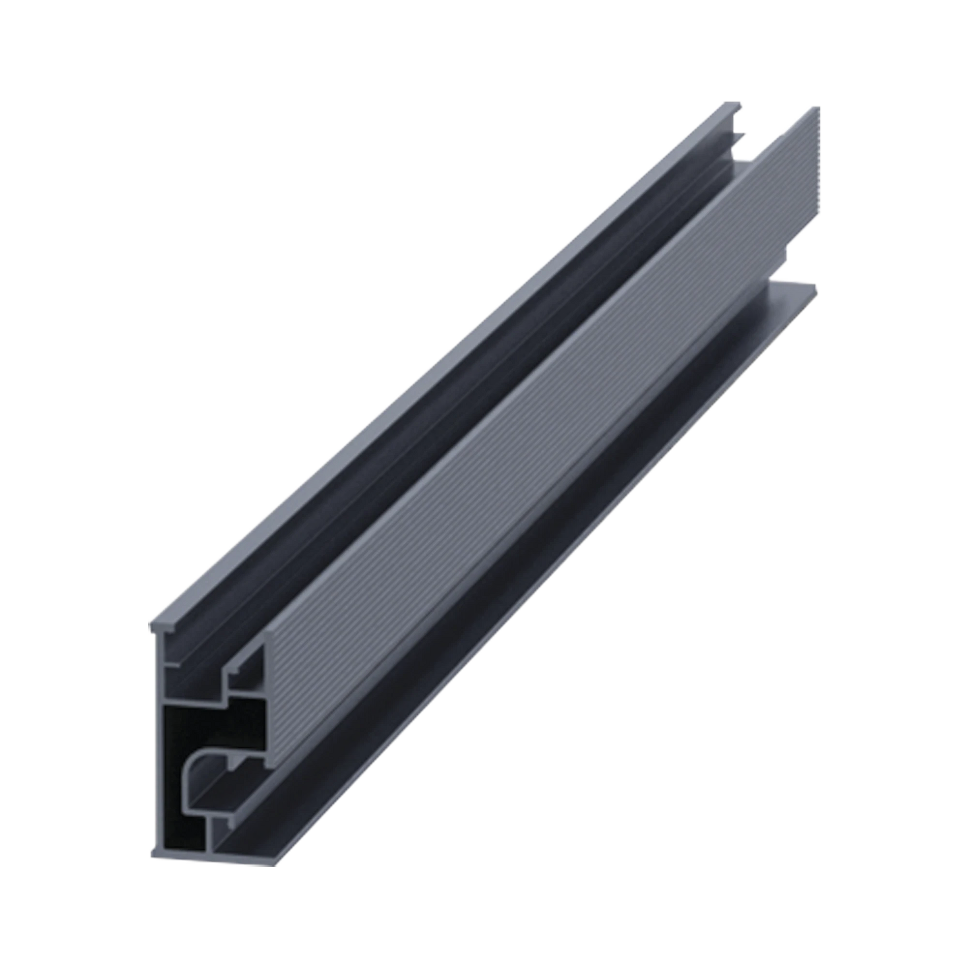 RIEL 7 4200MM ALUMINIO ANODIZADO PARA MONTAJE DE MÓDULOS FOTOVOLTAICOS-Montajes para Paneles-EPCOM POWERLINE-Bsai Seguridad & Controles