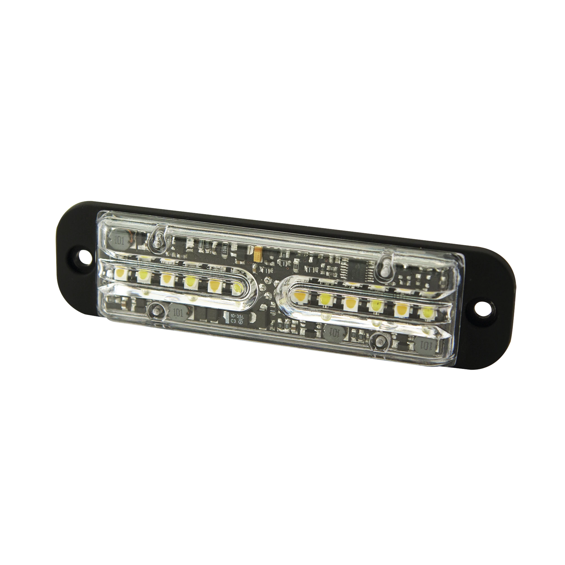 LUZ AMBAR/ROJO DE ADVERTENCIA-Luces Perimetrales-ECCO-Bsai Seguridad & Controles