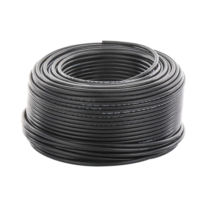 CABLE FOTOVOLTAICO NEGRO / 6MM² (10AWG) / MATERIAL COBRE / 2000V / ROLLO DE 100M-Accesorios Energía Solar y Eólica-EPCOM POWERLINE-CBL-PV-10B/100-Bsai Seguridad & Controles