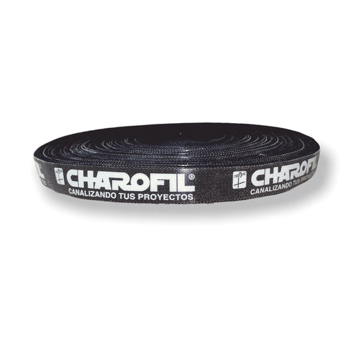 ROLLO DE CINTA STRAP, 20 MM DE ANCHO, 25 METROS DE LARGO, COLOR NEGRO-Herramientas-CHAROFIL-CH-CINTASTR25-NG-Bsai Seguridad & Controles