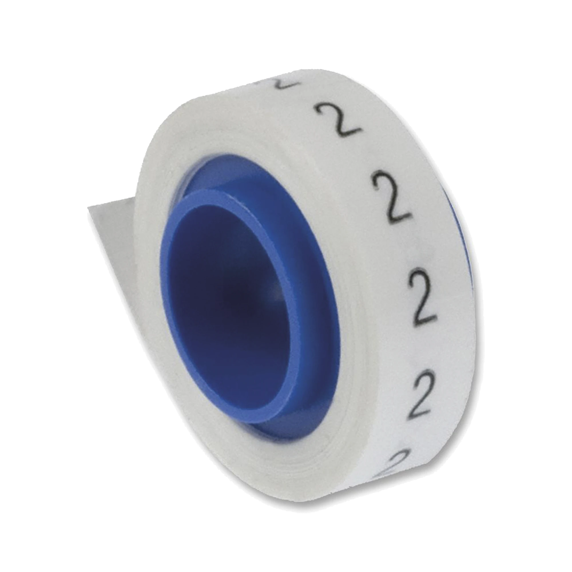 ROLLO DE ETIQUETAS MARCADORAS, PRE-IMPRESOS CON EL NÚMERO 2, DE 2.4 METROS, COLOR BLANCO-Ferreteria-PANDUIT-Bsai Seguridad & Controles