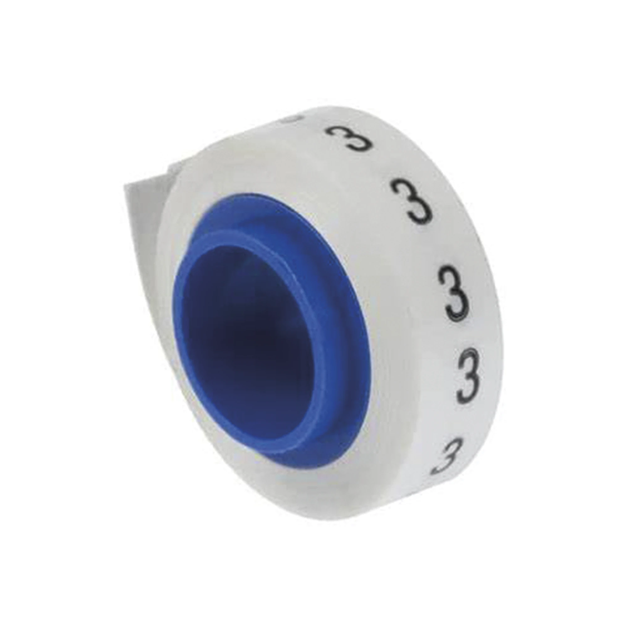 ROLLO DE ETIQUETAS MARCADORAS, PRE-IMPRESOS CON EL NÚMERO 3, DE 2.4 METROS, COLOR BLANCO-Ferreteria-PANDUIT-Bsai Seguridad & Controles