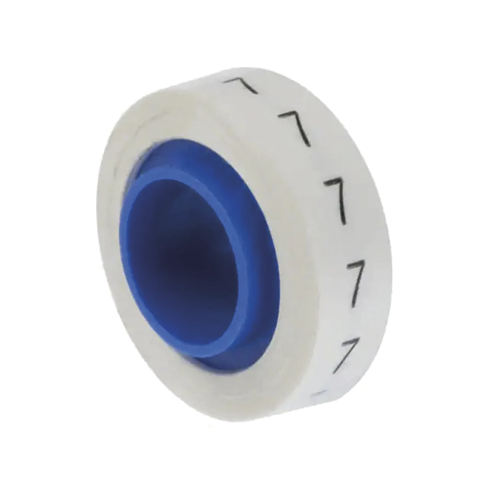ROLLO DE ETIQUETAS MARCADORAS, PRE-IMPRESOS CON EL NÚMERO 7, DE 2.4 METROS, COLOR BLANCO-Ferreteria-PANDUIT-Bsai Seguridad & Controles