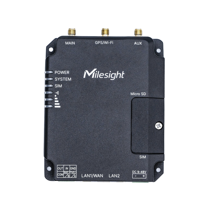 ROUTER 4G CON 2 PUERTOS ETHERNET, WI-FI-LoRa-MILESIGHT-UR32-L04AF-W-485-Bsai Seguridad & Controles