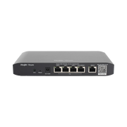 ROUTER BALANCEADOR ADMINISTRABLE CLOUD CON POE+ 54W, 3 PUERTOS LAN GIGABIT, 1 PUERTO WAN GIGABIT Y 1 PUERTO LAN/WAN GIGABIT CONFIGURABLE, HASTA 100 CLIENTES CON DESEMPEÑO DE 600 MBPS ASIMÉTRICOS-Networking-RUIJIE-Bsai Seguridad & Controles