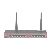 ROUTER BOARD, 10 PUERTOS ETHERNET, 1 PUERTO SFP, WI-FI DE GRAN COBERTURA 2.4 GHZ ANTENAS DE 4 DBI, HASTA 1 WATT DE POTENCIA-Redes WiFi-MIKROTIK-Bsai Seguridad & Controles
