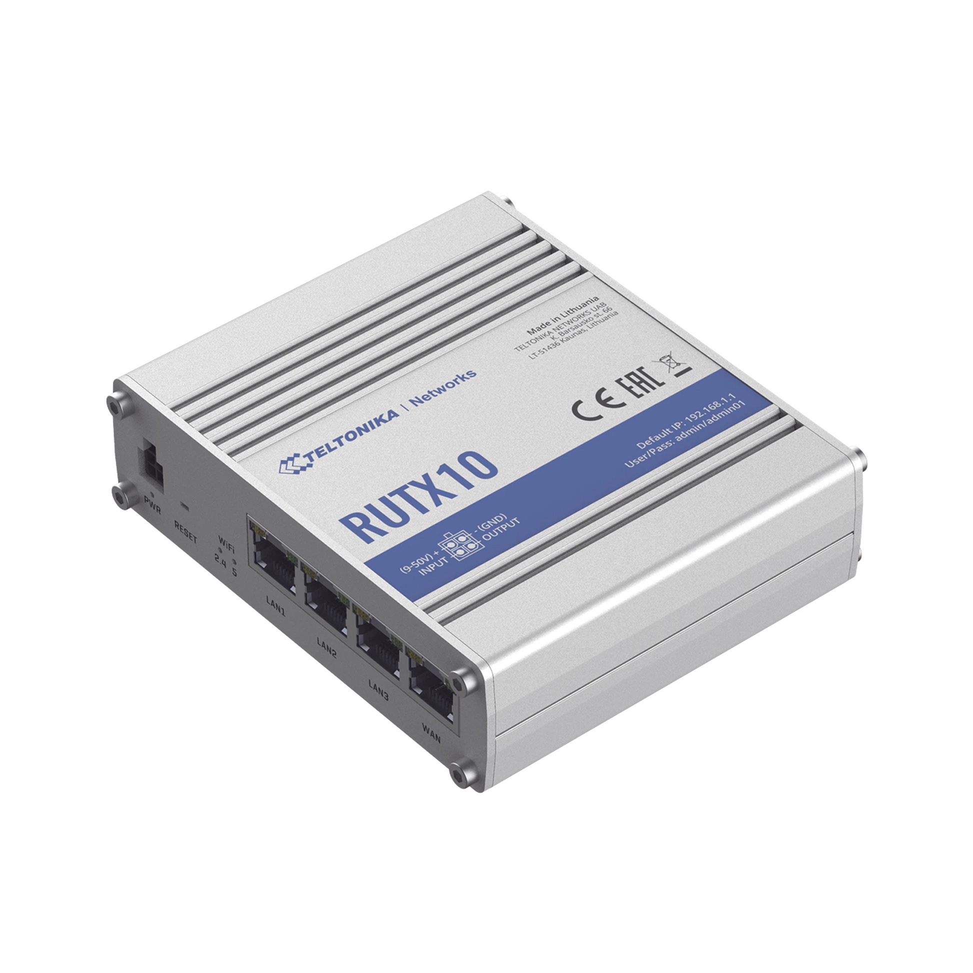 ROUTER INDUSTRIAL INALÁMBRICO VPN 802.11AC, 4 PUERTOS GIGABIT-Networking-TELTONIKA-Bsai Seguridad & Controles