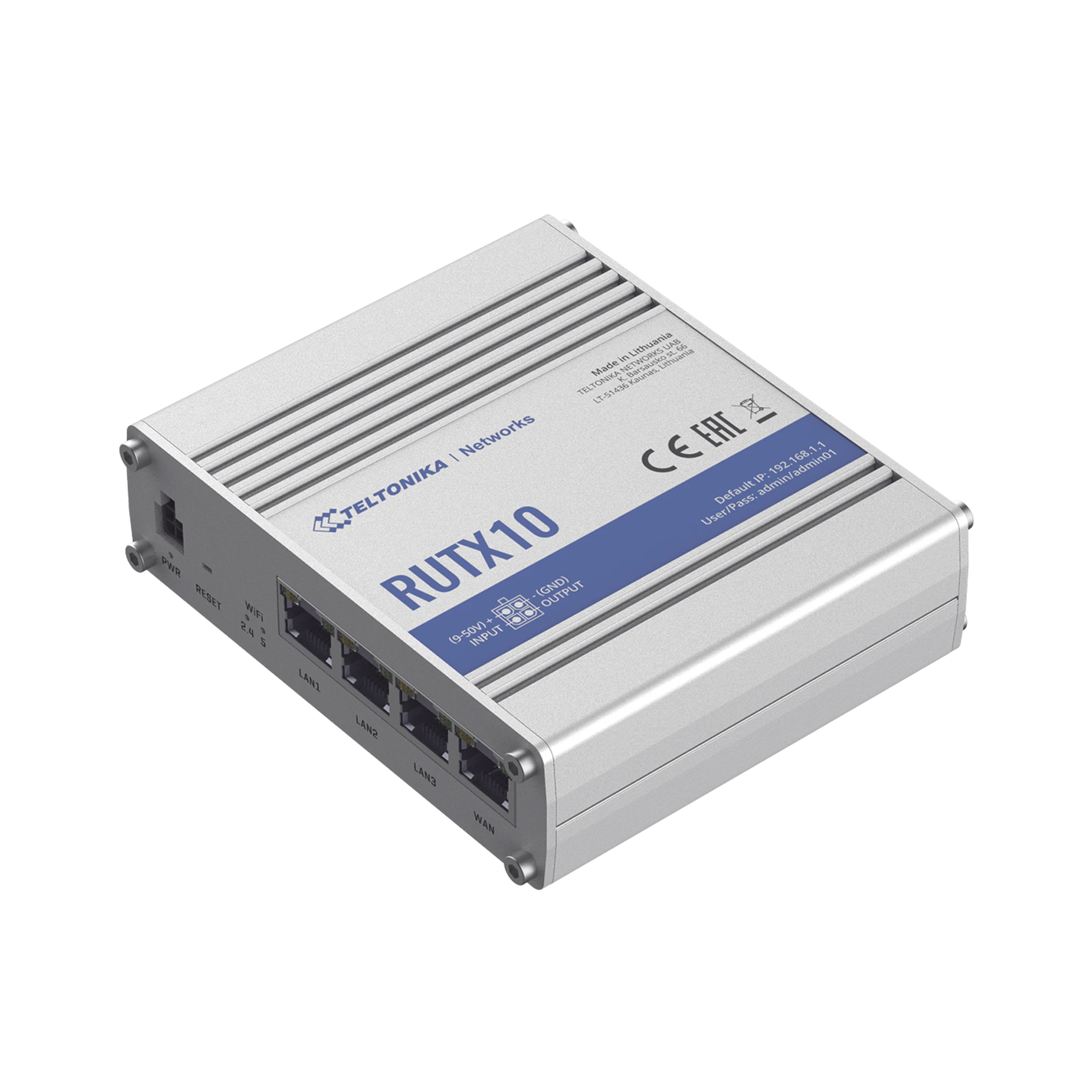 ROUTER INDUSTRIAL INALÁMBRICO VPN 802.11AC, 4 PUERTOS GIGABIT-Networking-TELTONIKA-Bsai Seguridad & Controles