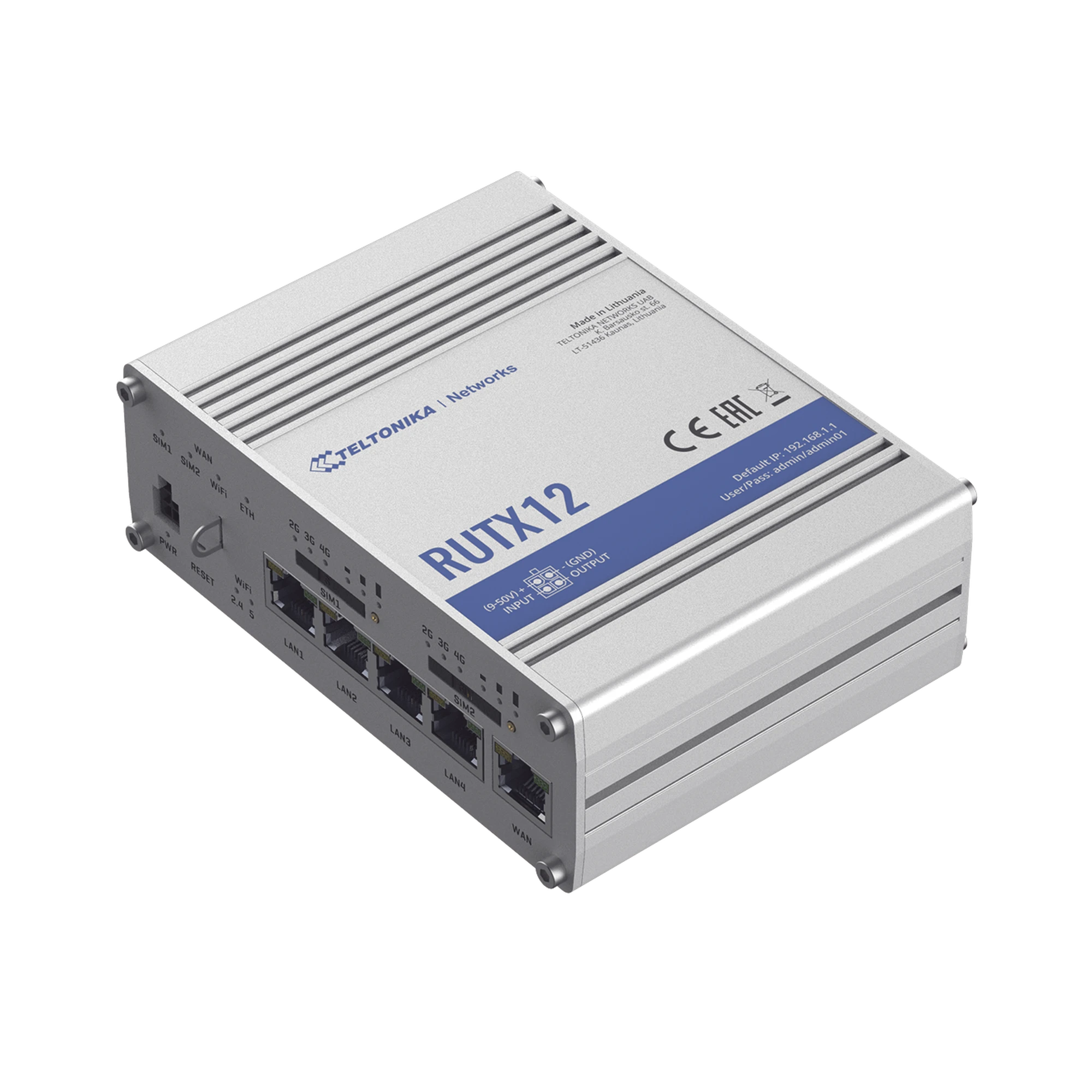 ROUTER INDUSTRIAL LTE (4.5G) CAT 6, DOBLE MODEM Y DOBLE SIM, GNSS, CARCASA INDUSTRIAL-Networking-TELTONIKA-Bsai Seguridad & Controles