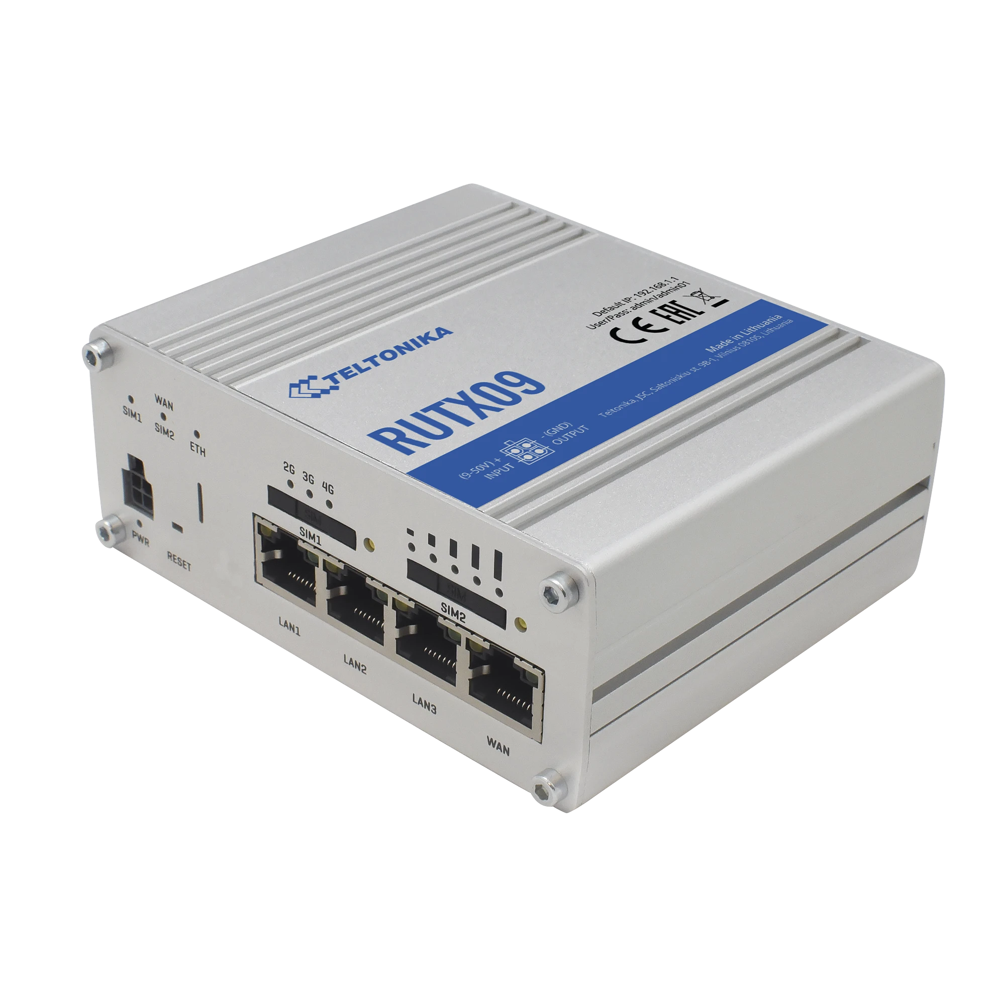 ROUTER INDUSTRIAL LTE(4.5G) CAT6, 4 PUERTOS GIGABIT, DOBLE RANURA SIM, GNSS-Networking-TELTONIKA-Bsai Seguridad & Controles