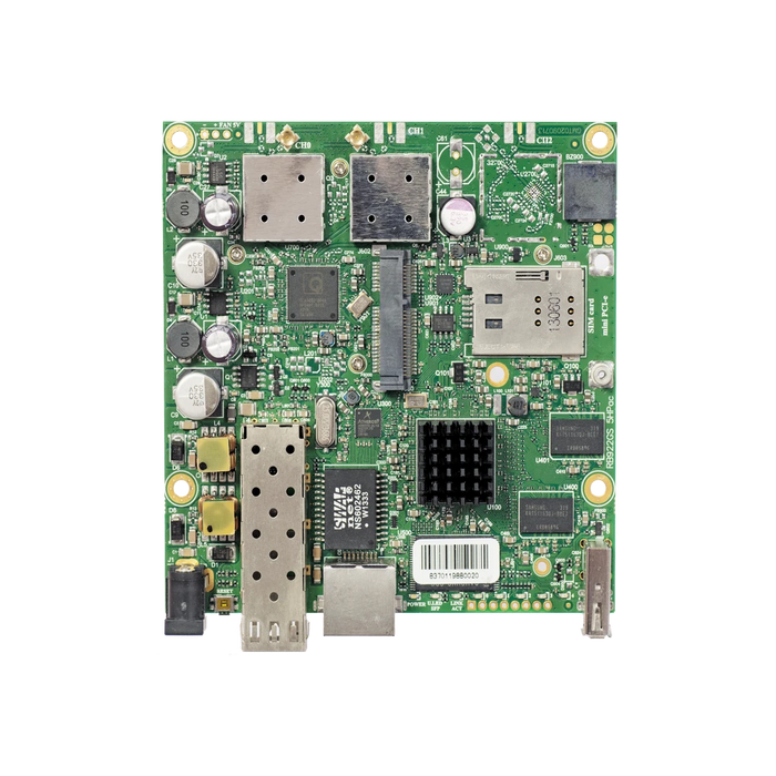 ROUTERBOARD INALÁMBRICO DE 5GHZ AC, 1 PUERTO GIGABIT, CPU 720MHZ, LICENCIA L4-Enlaces PtP y PtMP-MIKROTIK-RB922UAGS-5HPACD-Bsai Seguridad & Controles