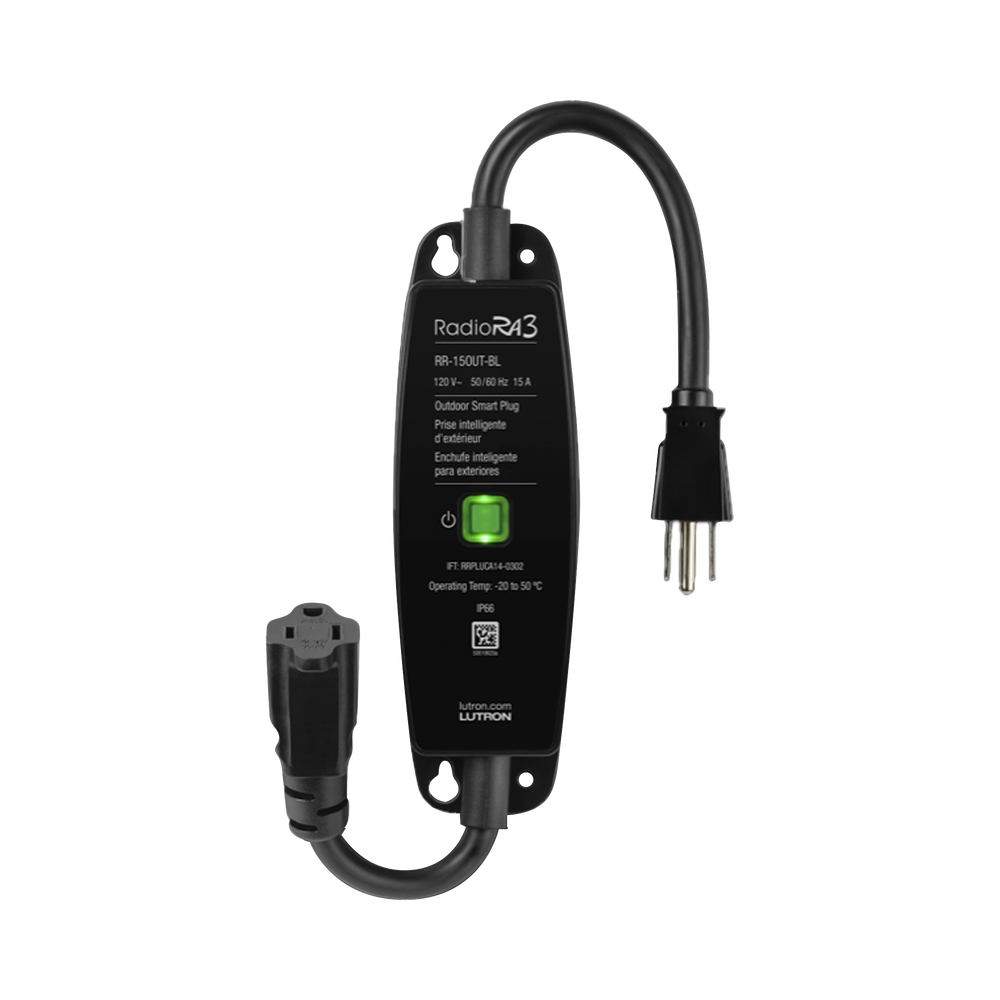 (CASETA WIRELESS) PLUGIN INTERRUPTOR ON/OFF PARA USO EN EXTERIOR INTEMPERIE IP66, INALÁMBRICO. 15A /120V-Automatización - Casa Inteligente-LUTRON CASETA WIRELESS-Bsai Seguridad & Controles